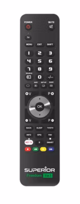 Télécommande de remplacement pour fuba ode711