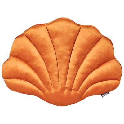 Coussin CONSOLIDA Velours 47 x 35 cm Orange Unicolore