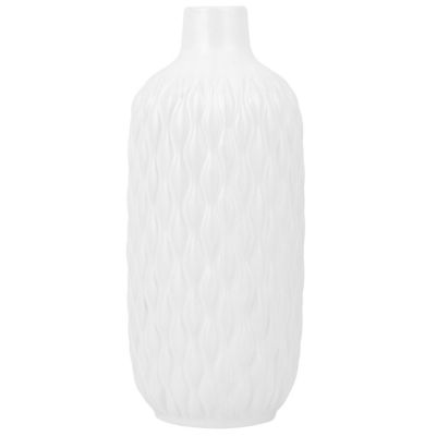 Vase décoratif EMAR Grès 31 cm Blanc
