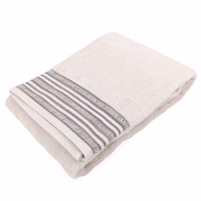 Drap de douche pur coton 70×140 cm 500g/m2 collection DRY beige