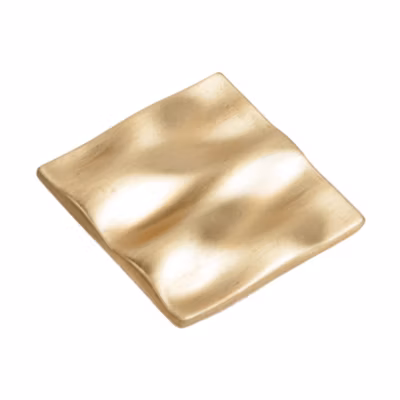 Bouton de meuble zamac diamètre 40×40 mm laiton satiné lot de 12 piéces