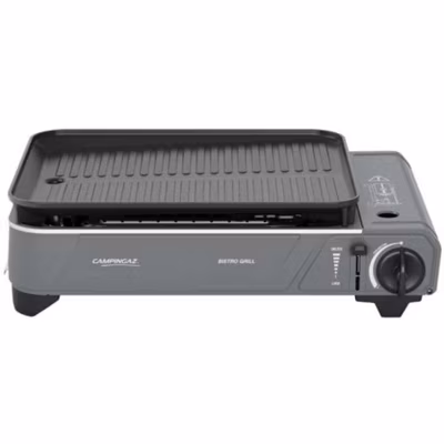 Barbecue gaz horizontal campingaz acier gris 43 x 28 x 11 cm
