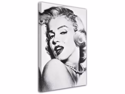 DECLINA, Tableau toile imprimée Vintage, Tableau toile déco Marilyn, 80×120 cm