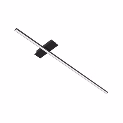 LUMICOM – SPLINT 1X Plafonnier, STRIP LED, 17W/m, 4000K, métal, noir brillant, L100cm