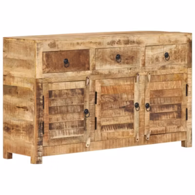 Buffet 110x30x65 cm Bois massif de manguier vidaXL
