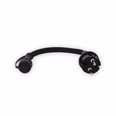 Câble d&rsquo;Alimentation pour Guirlande LED Etanche IP44 340mm