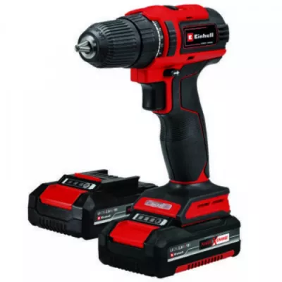 Einhell Perceuse-Visseuse sans fil TE-CD 18/40 Li BL – 2 batteries (2×2,0Ah) et 1 chargeur