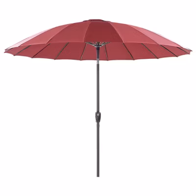 Parasol de jardin 255 cm BAIA Rouge foncé