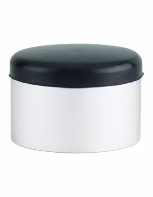 Butoir à visser, fixation au sol, aluminium, bague caoutchouc,diamètre 40x29mm, blanc – THIRARD