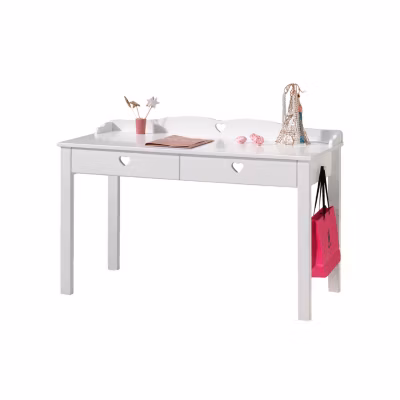 Bureau Enfant « Amori » 130cm Blanc