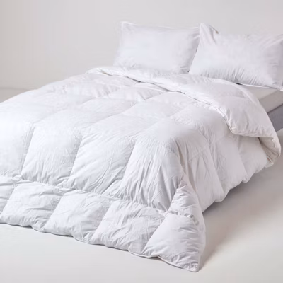 Couette hiver très chaude 135 x 200 cm en duvet et plumes de canard 15 Tog – HOMESCAPES