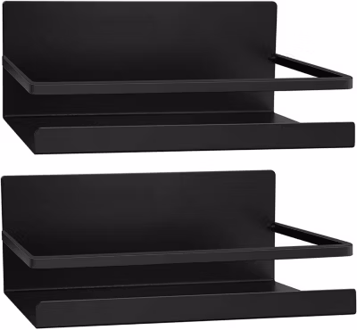 2 Etagere Epice Magnetique Frigo Sans Percage noir
