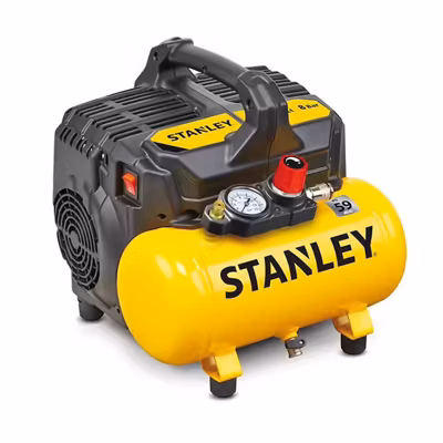 Compresseur silencieux Stanley DST100 8 6 6L sans huile 1HP compact