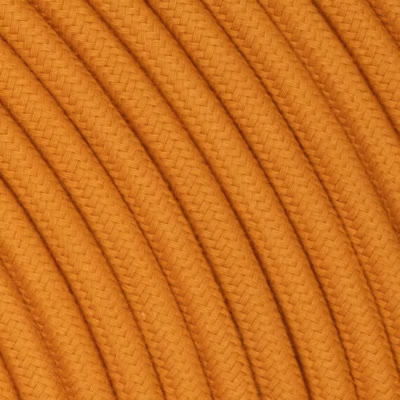 Fil Électrique Tissu Caramel 2x075mm² – Câble Électrique Textile de Qualité