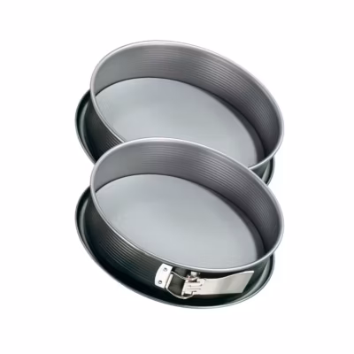 Lot de 2 moules à gâteaux 28/28 cm en acier Zenker Energy