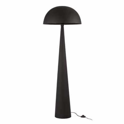 Lampadaire en Métal « Champignon » 148cm Noir