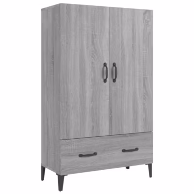 Buffet Sonoma gris 70x31x115 cm Bois d&rsquo;ingénierie vidaXL