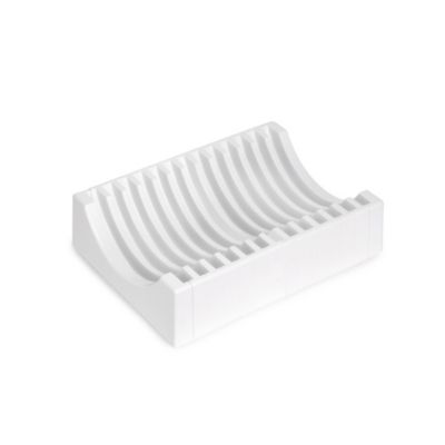 Emuca Kit de rangement pour assiettes, 13 assiettes maximum, plastique, blanc