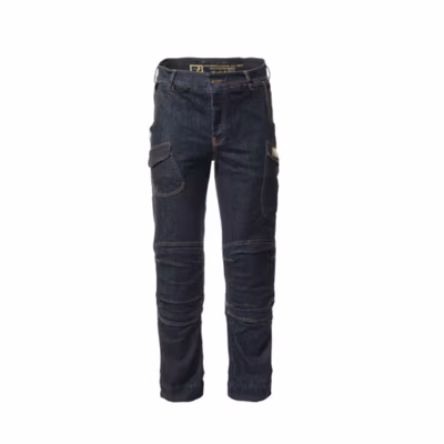 Pantalon Harpoon Multi – Bosseur – Jean Indigo – Avec Absorbeur De Chocs Aux Genoux