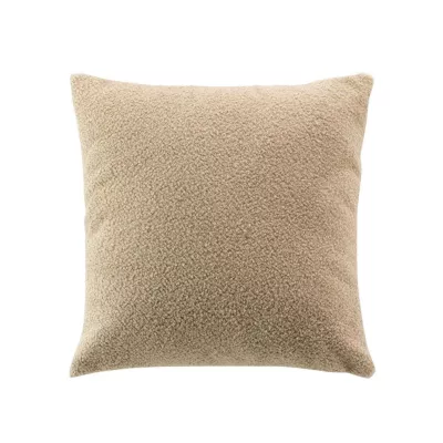 Coussin déhoussable en bouclette unie BELI