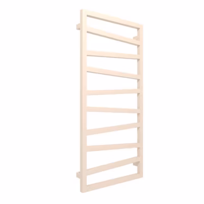 Sèche-serviette eau chaude beige de 600mm de haut et 500mm de large – 245 Watt – ZIG600/500ZX1015