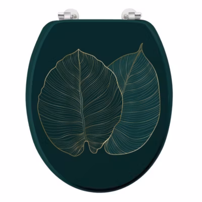 Abattant WC MDF charnières métal Jade