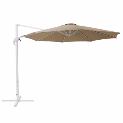 Parasol déporté 300 cm SAVONA Beige sable Beige