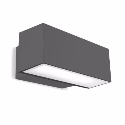 APPLIQUE IP66 AFRODITA EMERGENCY LED 19W BLANC NEUTRE – 4 000 K ON-OFF GRIS URBA