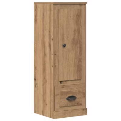 Buffet haut chêne artisanal 36×35,5×103,5 cm bois d&rsquo;ingénierie vidaXL