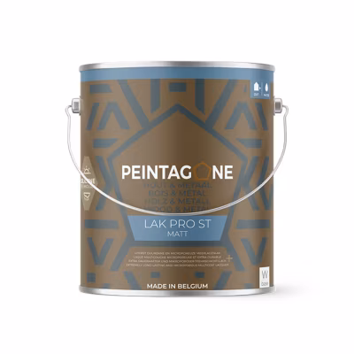 Laque multicouche ultralessivable pour bois ext. & int. – Lak Pro ST Matt, 2,5 l, blanc