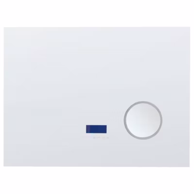 Miroir de salle de bain LED MONTARON 80 cm 60 cm Argenté