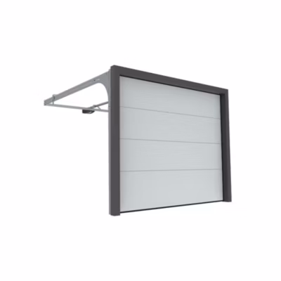 Porte Sectionnelle Motorisée StandardLine Linteau 100mm Lisse Blanc Ral 9016 L2250xH2250 4M
