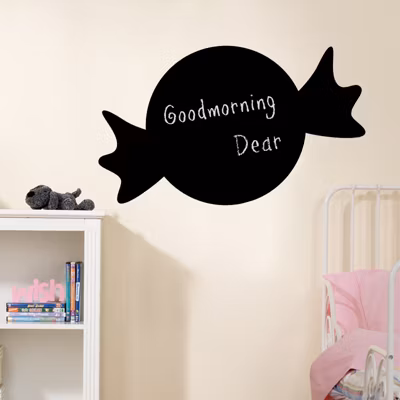 Sticker ardoise tableau noir – stickers muraux adhésif effaçable – DESIGN BONBON – 75x130cm