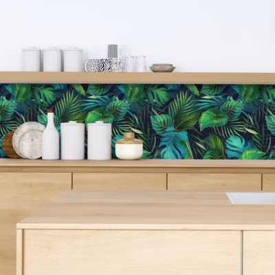 Crédence adhésive décoration jungle 50×100 cm