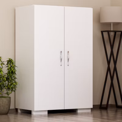 Meuble à chaussures – 4 rangements – blanc TIA