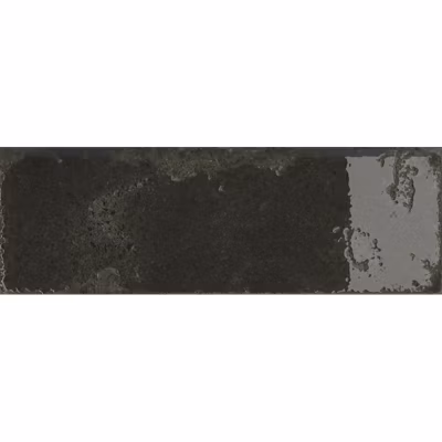 Carrelage Alma Noir – brillant 30 x 10cm  ( vendu par boite de  1,14 m² )