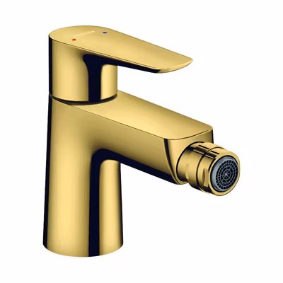 HANSGROHE Mitigeur bidet, avec tirette et vidage aspect doré poli