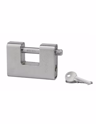 Cadenas à clé prisonnière Land Blindé, acier, extérieur, anse acier, 90mm, 3 clés – THIRARD