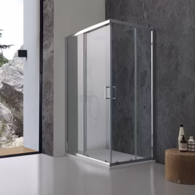 Porte De Douche 80X120 Cm Rectangulaire Verre Clair 6 Mm – Giada