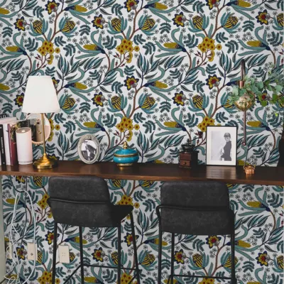 Papier peint panoramique Royal Indi – Bleu