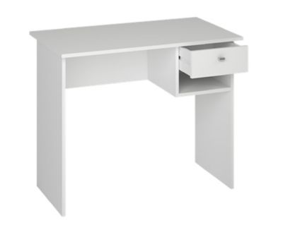 Bureau coloris blanc – Hauteur 74 x Longueur 90 x Profondeur 50 cm