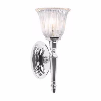 Applique murale Dryden 1 lumière – Chrome poli