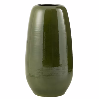 Vase haut en céramique vert 39x39x70 cm