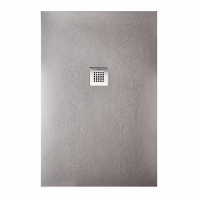 Receveur de douche STRATO extra plat Gris – 150 x 80 cm – Résistant et Facile à installer – Salle de bain – Douche
