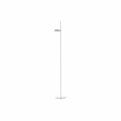 Zafferano SUPER O Lampadaire LED blanc rechargeable et dimmable 2 modules lumineux