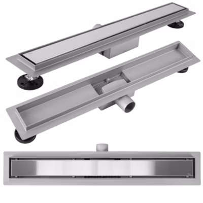 Drain Linéaire Rea Neox 100 Brush Steel