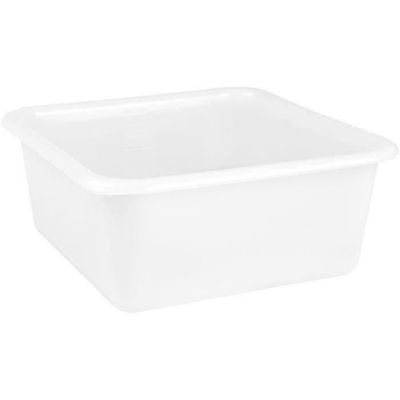ALUMINIUM ET PLASTIQUE Cuvette carrée 32 cm 9.5 L – Blanc alimentaire
