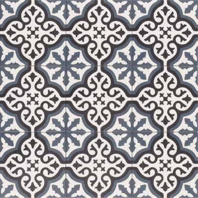 Carrelage sol effet carreaux de ciment Richelieu london 20×20 cm – Reflex Boutique