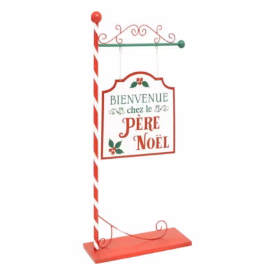 Pancarte metal chez pn h100 – feeric lights & christmas
