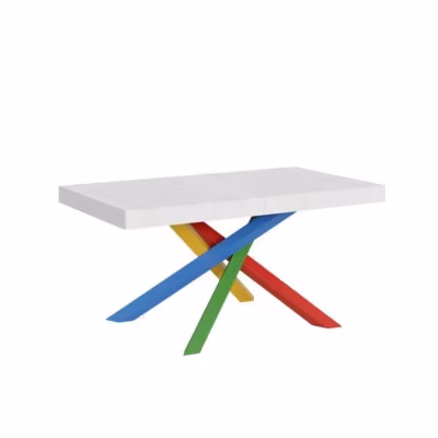Table extensible – Volantis – 90×160/264 cm – Frêne Blanc – 4/B